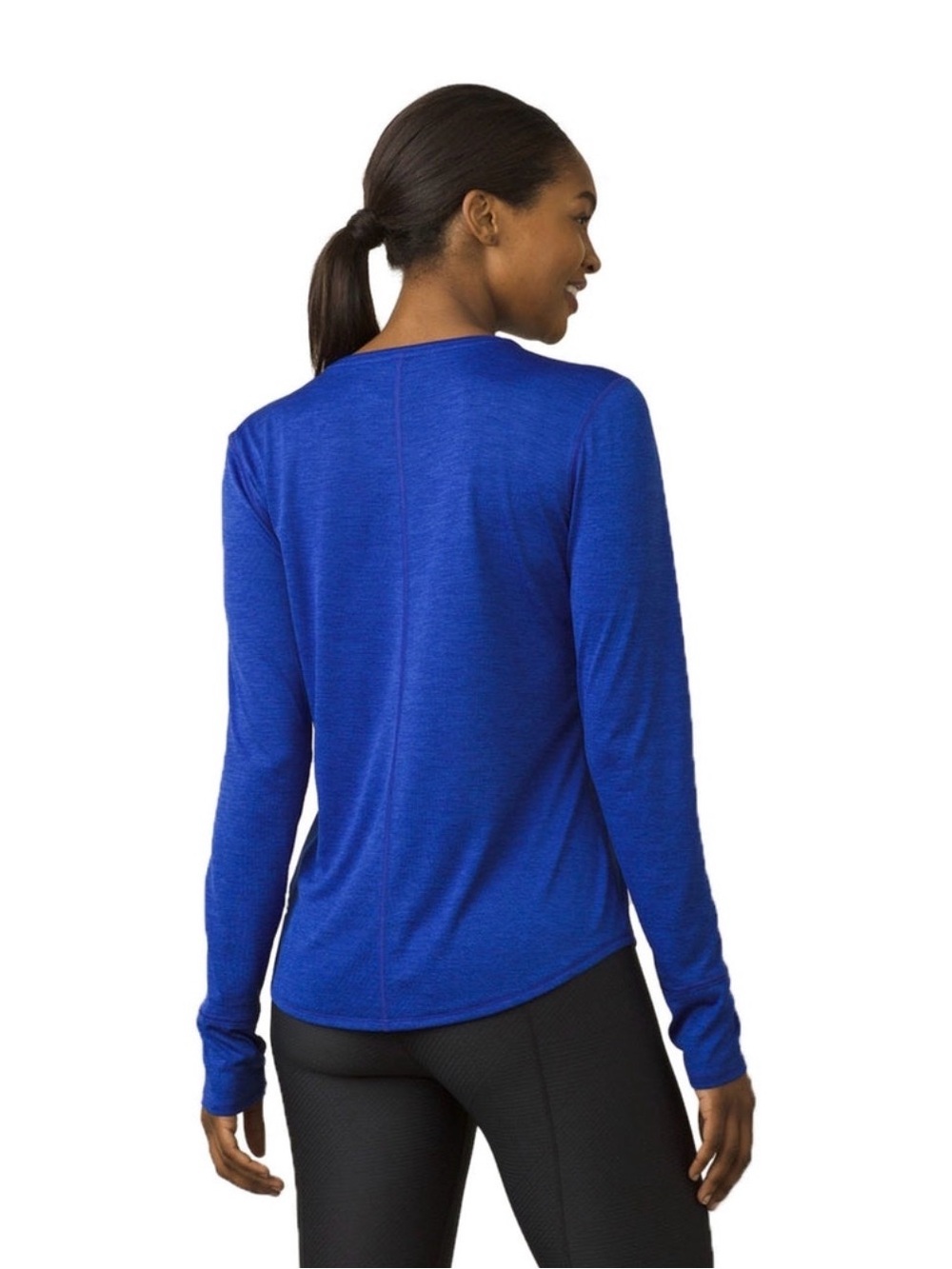 prAna Women's Cobalt Revere Long Sleeve Tee Size Large - Picture 3 of 6